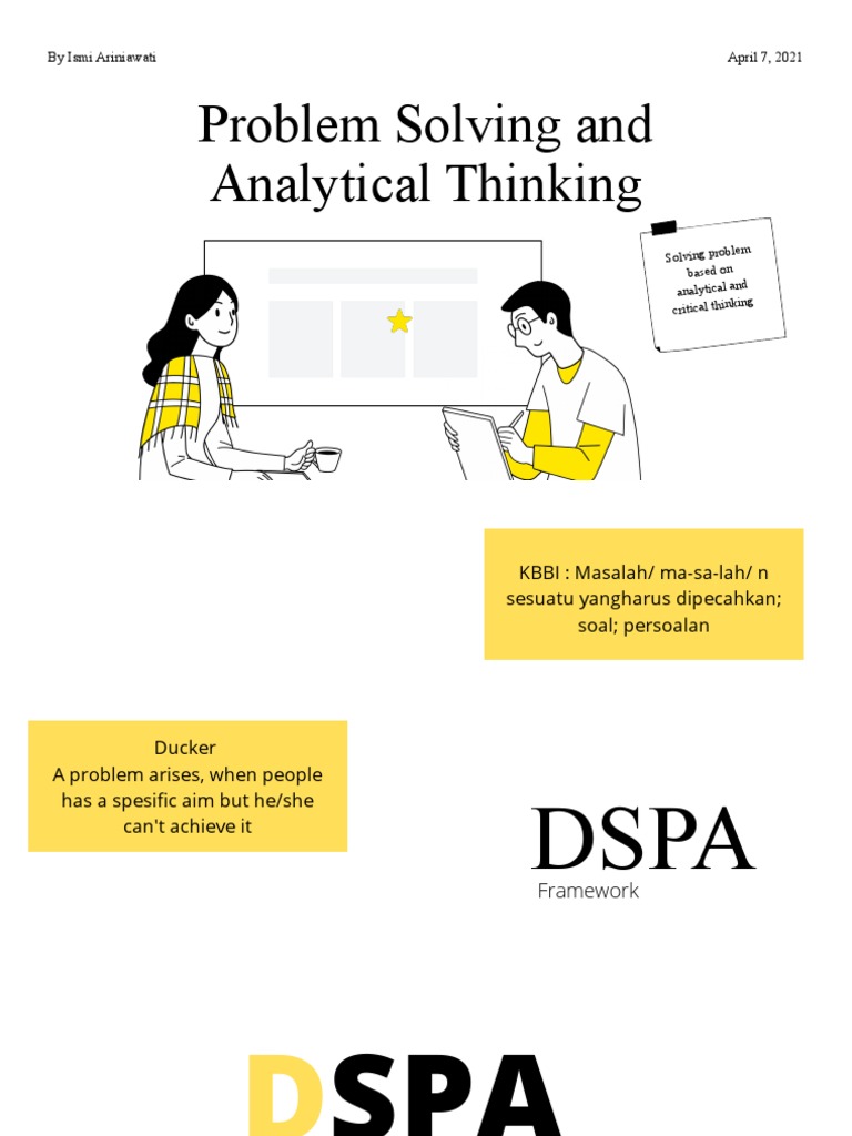 Analytical Thinking and Problem Solving 1 | PDF