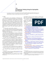 Fluorescent Liquid Penetrant Testing Using The Hydrophilic Post-Emulsification Process