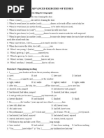 Advanced Exercises Of Tenses: Exercise 1: Chia dạng đúng của động từ trong ngoặc