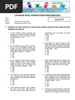 Kelas 4 Soal MTK BILANGAN CACAH SAMPAI 10.000 | PDF