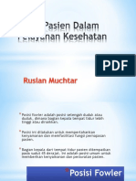 Posisi Pasien dalam Pelayanan Kesehatan