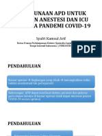Panduan Penggunaan APD Untuk Pelayanan Anastesi_Prof Syafri