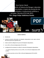 2 Lo Nuevo en Afiliacion Al SRL - Dr Diego Valdivieso