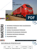 Program perawatan lokomotif CC 300 (5 unit