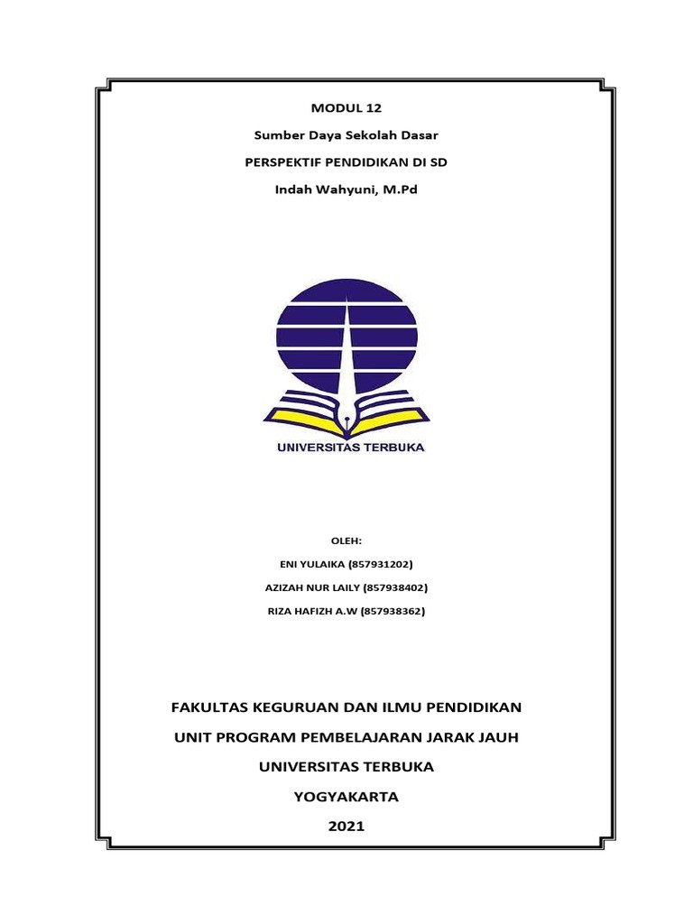 Makalah Modul 12 | PDF