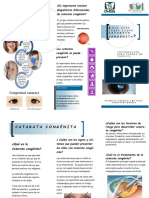 Triptico de Catarata Congenita