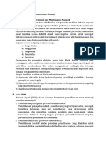 OMM (Operational and Maintenance Manual) A. Pengertian OMM (Operational and Maintenance Manual)
