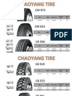 Size LR/PR Service Index Tread Depth (MM) Standard Rim