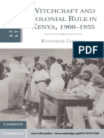 Katherine Luongo - Witchcraft and Colonial Rule in Kenya, 1900-1955 (African Studies)