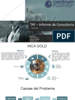 Informe de consultoría para mejorar la organización y comunicación en Inca Gold