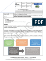 Acta Protocolo de Emergencia