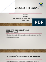 Cálculo Integral. Tema 2.1 y 2.2