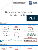 QUÍMICA 3.1 - Ejercicios Practica - Base Experimental de La Teoría Cuántica