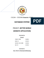 Database System: Project: Better World