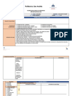 Planificacion de Unidad 1. Segundo