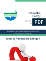 Renewable Energy: Education Curriculum Middle School