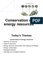 Lecture 2 (Conservation of Energy Resources)