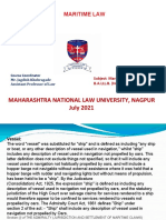 Maharashtra National Law University, Nagpur July 2021
