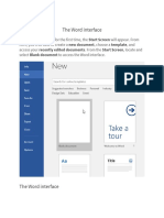 The Word Interface