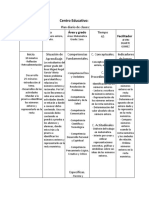 Plantilla Plan de Clase Pasantia