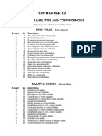 Tsdchapter 13: Current Liabilities and Contingencies