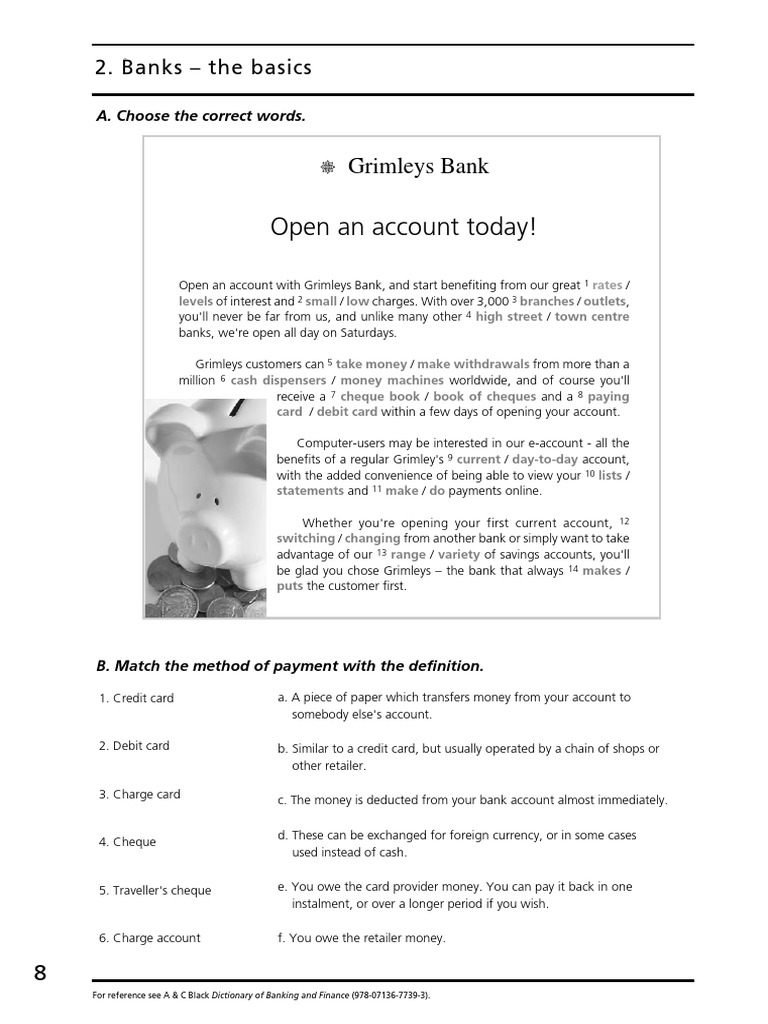 Open An Account Today! Grimleys Bank PDF Transaction Account Banks