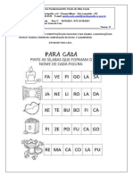 Atividade 18 de Outubro para Casa Pronta