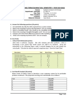 Mid-Term Examination, Semester 1 Year 2021/2022: Page 1 of 2