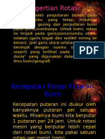 Rotasi Dan Revolusi Bumi Kelas 10 Ips