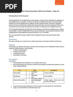 Introduction To The Course: Managing Bots Using Automation 360 Control Room - Step List