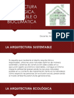 Arquitectura Ecologica