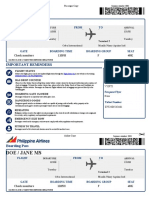 Plane Ticket Template 07