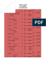 Jurnal Umum Tn. Candra 31 JANUARI 2021: Tanggal Nama Akun REF Debit Kredit