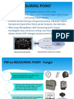 Pm-04 Measuring Point: Measuring Point Merupakan Master Data Yang Location/equipment) Yang Dapat Diukur