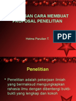 cara membuat proposal penelitian