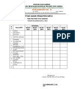 Contoh Daftar Hadir Pemateri MPLS 2