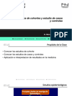 Estudios cohortes y casos controles