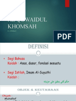 Al Qowaidul Khomsah