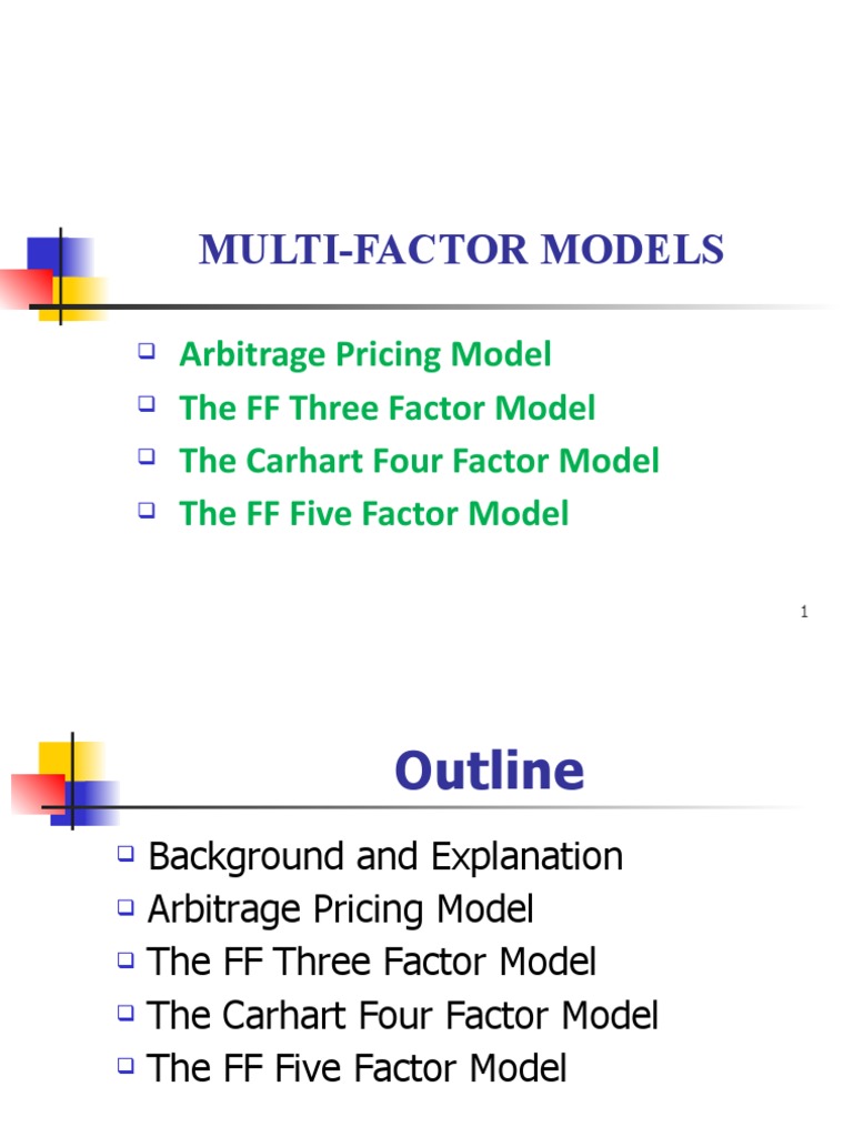 Multi-Factor Financial Models Guide | PDF | Capital Asset Pricing Model |  Arbitrage