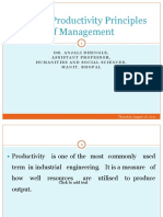 2 Productivty Principles of Mangement