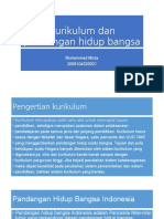 Kurikulum dan Pandangan Hidup Bangsa