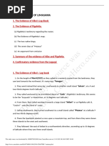 This Study Resource Was: C. The Evidence of Limasawa