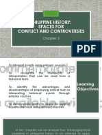 Philippine History: Spaces For Conflict and Controversies