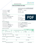 Factura Electrónica de Venta: Representación Gráfica