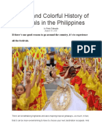 A Brief and Colorful History of Festivals in The Philippines