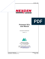 Processor 521x User Manual: Messung Systems NEXGEN - 5000