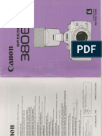 Canon 380EX Flash owner's manual - for printing on 8-1/2" x 11" sheet