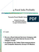 Connecting Rural India Profitably