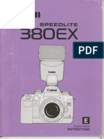 Canon 380EX Flash Owner's Manual - View