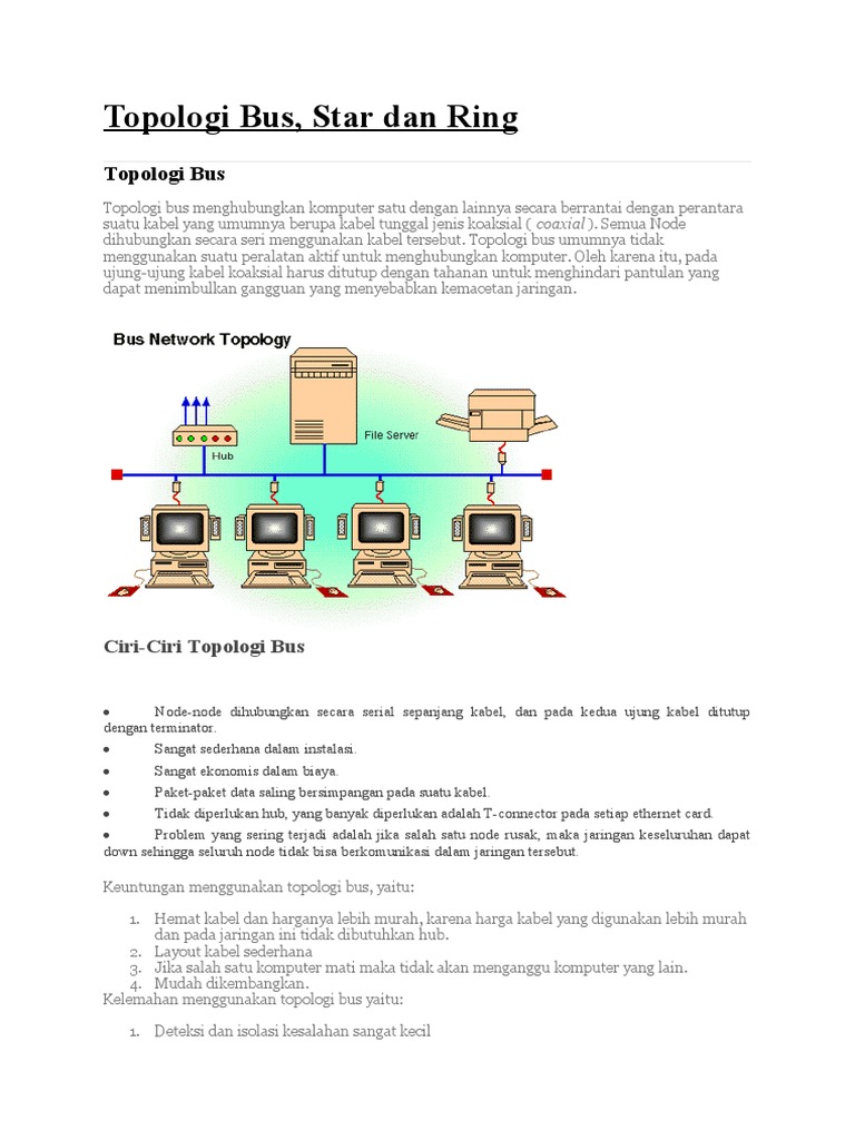 Topologi Bus | PDF
